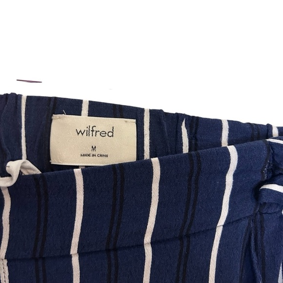 Aritzia Wilfred Faun Pant- Tie Waist Cropped Wide Leg Pants- Size Medium - Picture 8 of 12